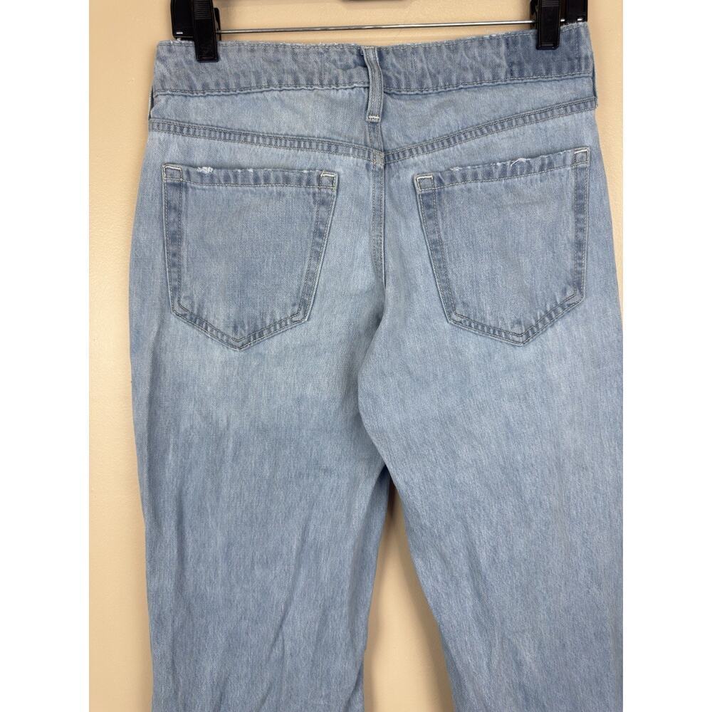 Hollister Women’s Low Rise Baggy Light Wash Jeans Size 0 R Waist 25 Inseam 30 - Picture 5 of 12